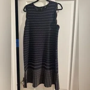 Ted Baker London Relioa Metallic Jacquard Knit Dress, Size 5 - Navy at Nordstrom Rack Ted Baker London Relioa Metallic Jacquard Knit Dress, Size 5 - Navy at Nordstrom Rack